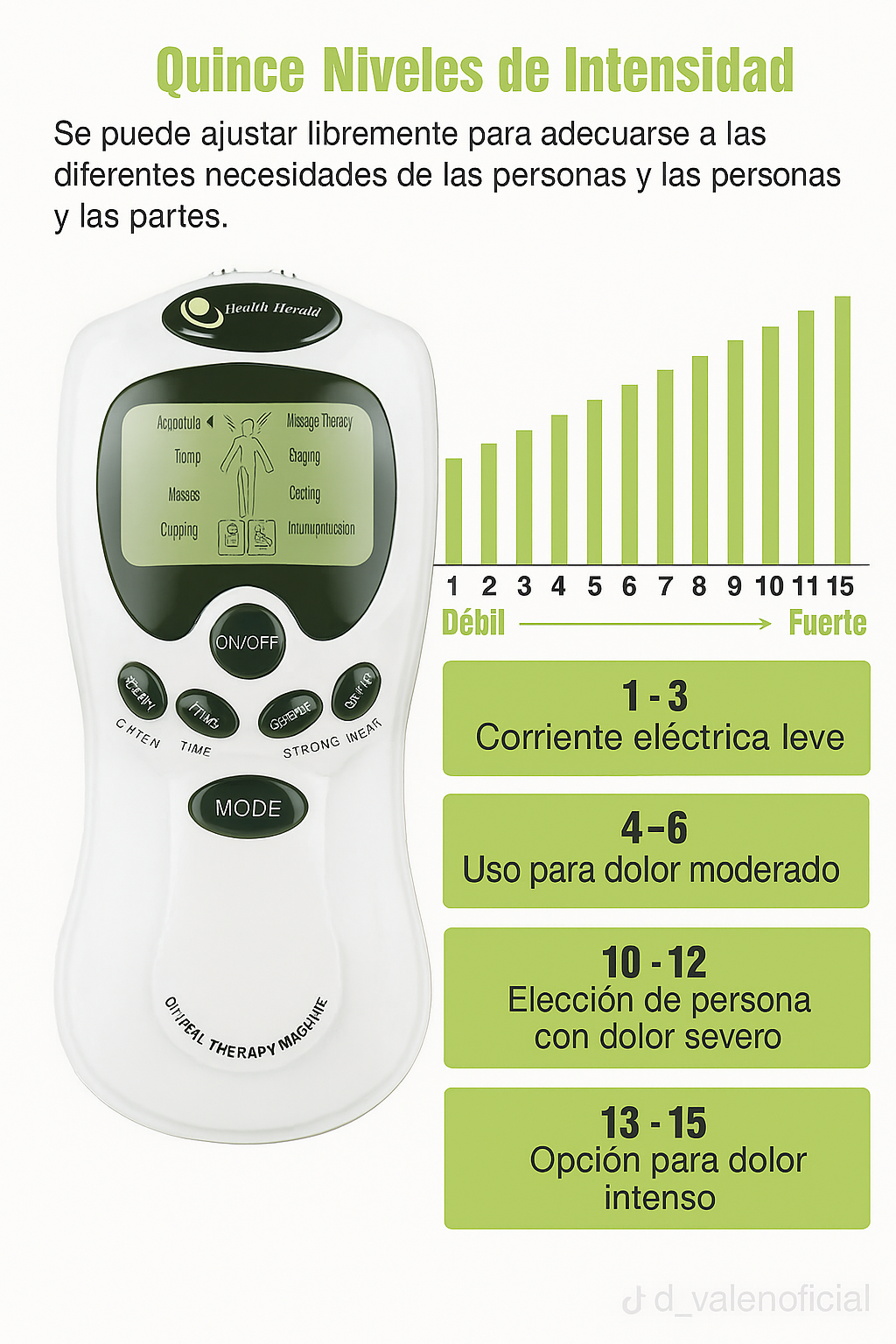 Electro Estimulador Masajeador