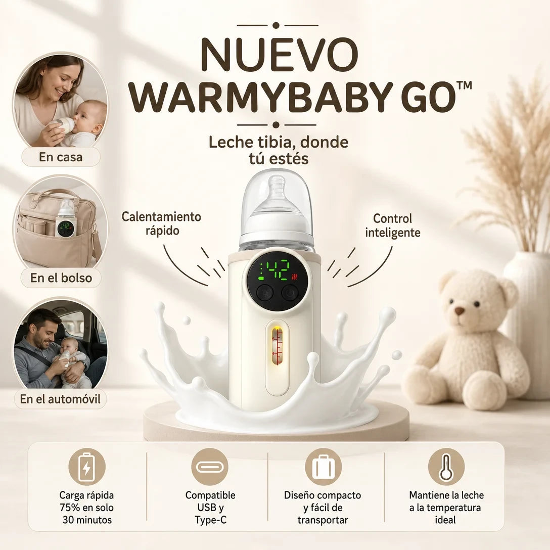 WarmyBaby™ - Calentador Portátil de Biberón