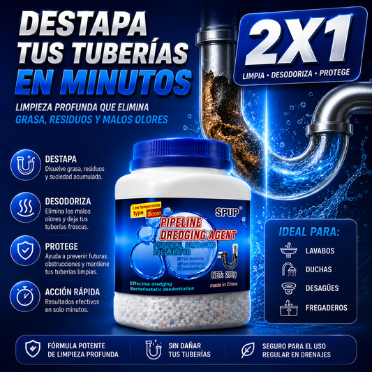 2X1 DestapaMax™ – Destapa y Elimina Malos Olores