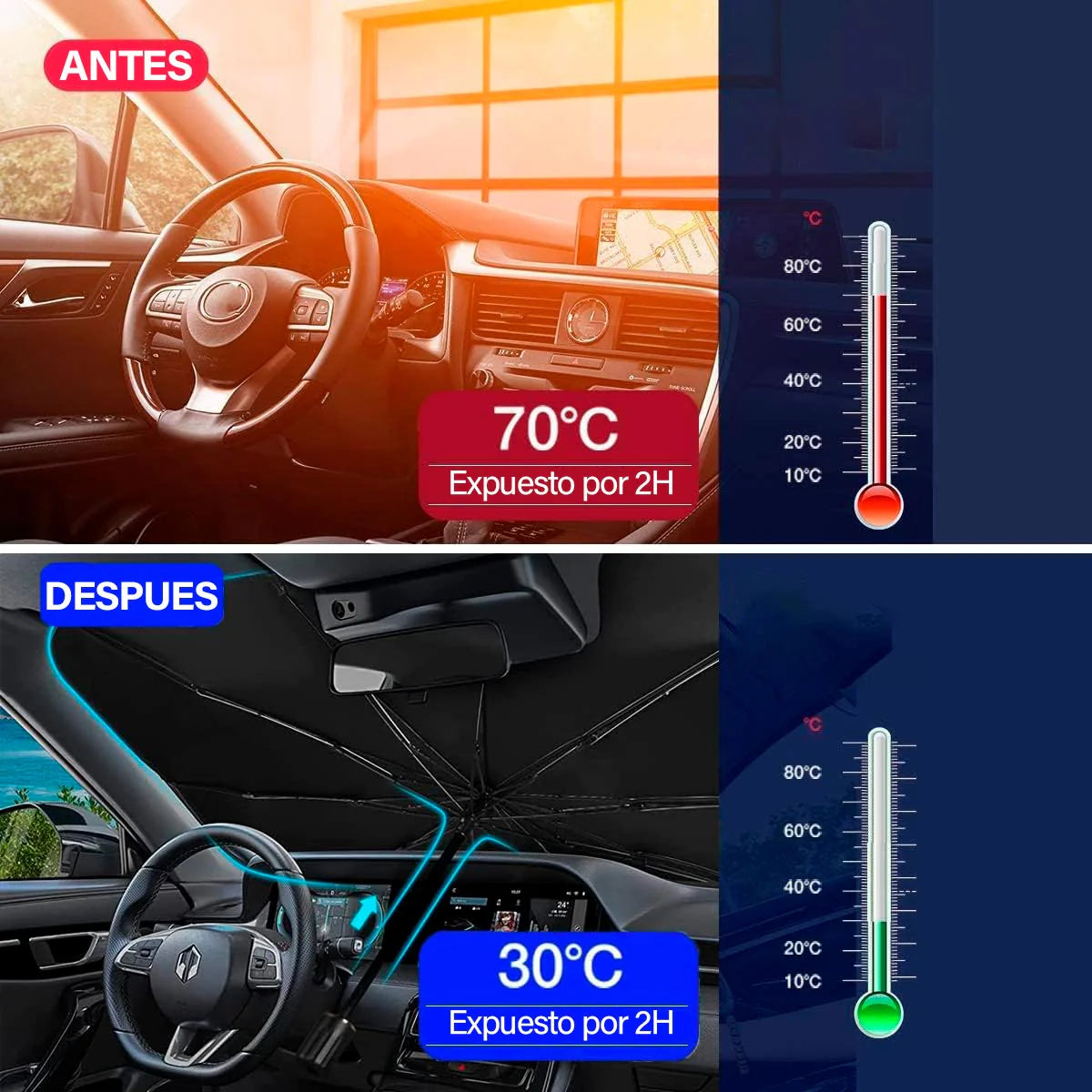 AutoSombra™ – Protector solar para parabrisas ☀️🚗