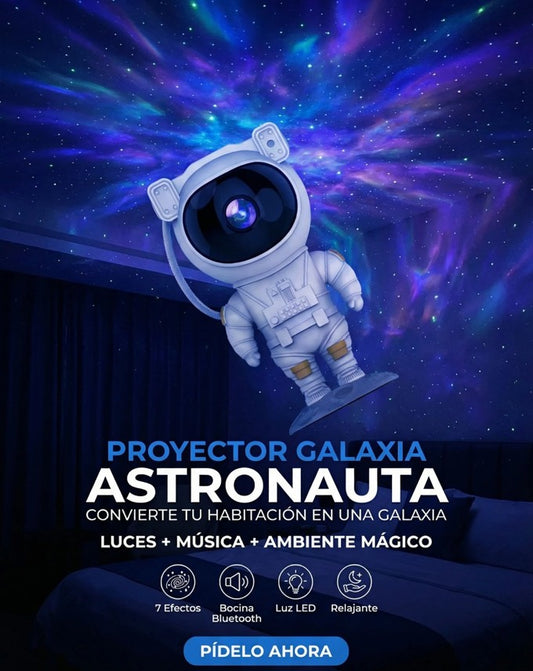AstroGlow Speaker™ Astronauta, proyector y Bocina