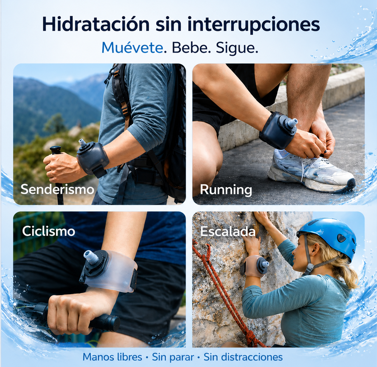 AquaRunner® – Hidratación Manos Libres