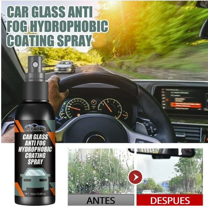 Spray Antiempañante Hidrofóbico para Parabrisas