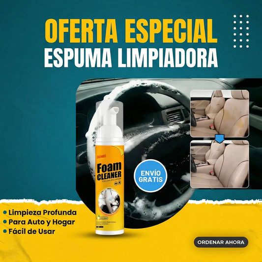 Foam Cleaner® Espuma limpiadora para auto y hogar