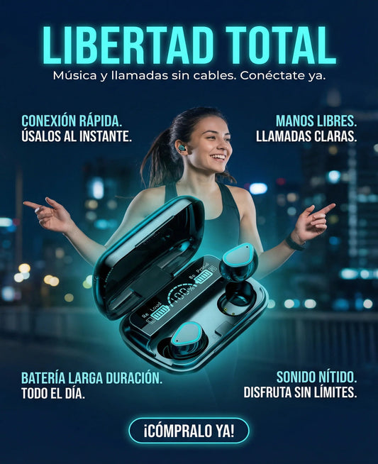 SONIX M10™  Audifonos Bluetooth