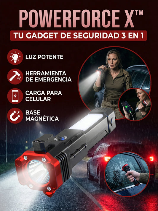POWERFORCE X™ – Linterna Martillo Portátil