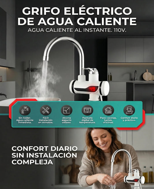 AquaHeat Pro® Grifo Calentador Agua