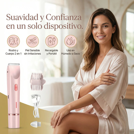 Silka Fem™ – Rasuradora Recargable para Piel Sensible