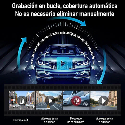 Retrovisor con Dashcam® HD