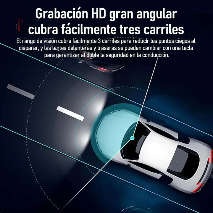 Retrovisor con Dashcam® HD