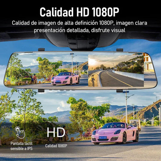 Retrovisor con Dashcam® HD