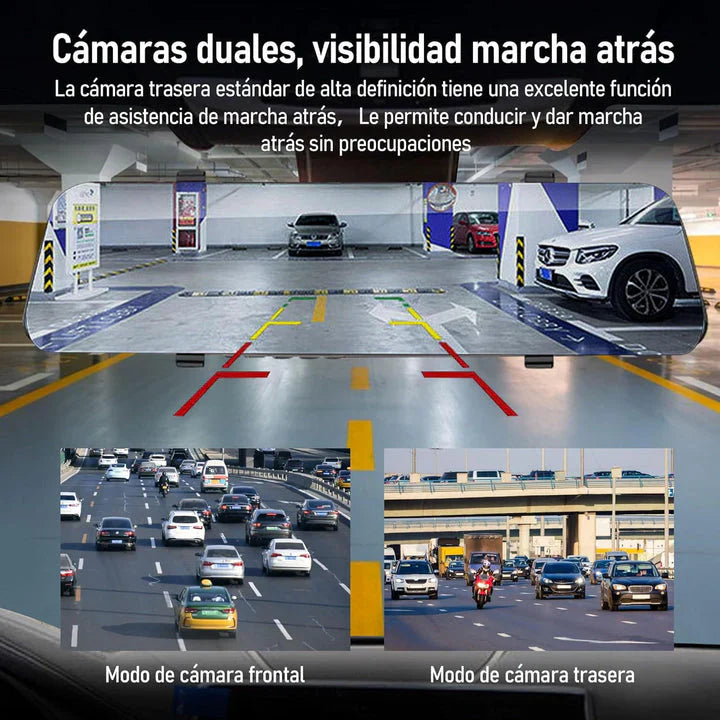 Retrovisor con Dashcam® HD